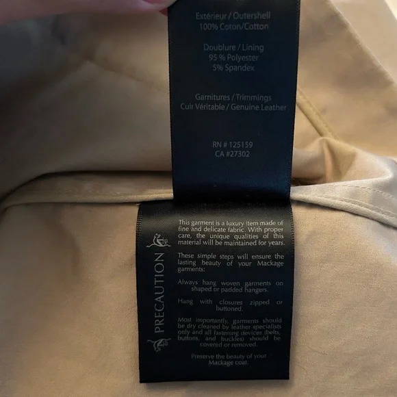 Mackage Jacket - Picture 9 of 10